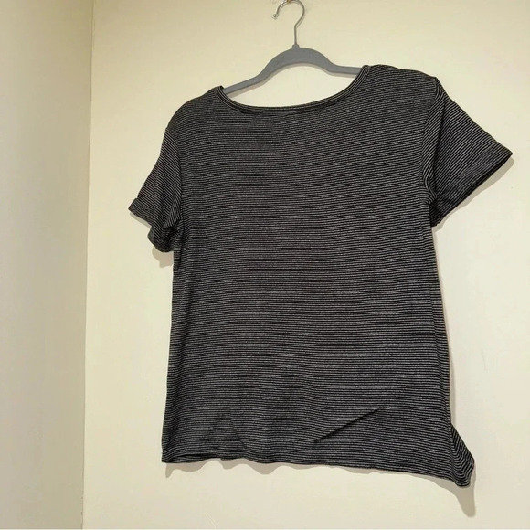 Women’s American Eagle Soft and Sexy Plush V-Neck Striped Short Sleeve Tee SizeS - Picture 12 of 14